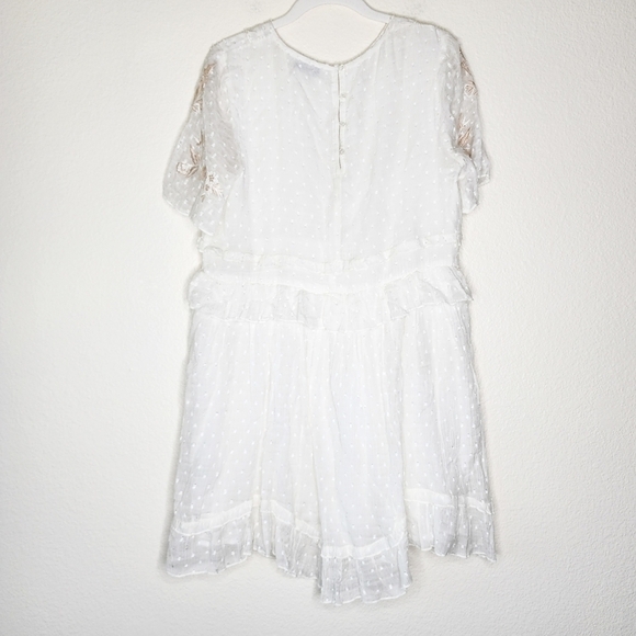Anthropologie Ranna Gill White Basilia Tunic Dress S - Picture 5 of 8